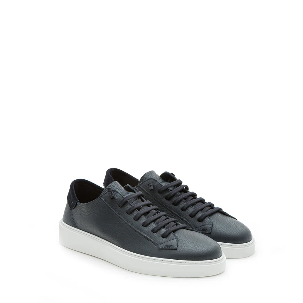 FABIANO RICCI Leather Sneaker | Black