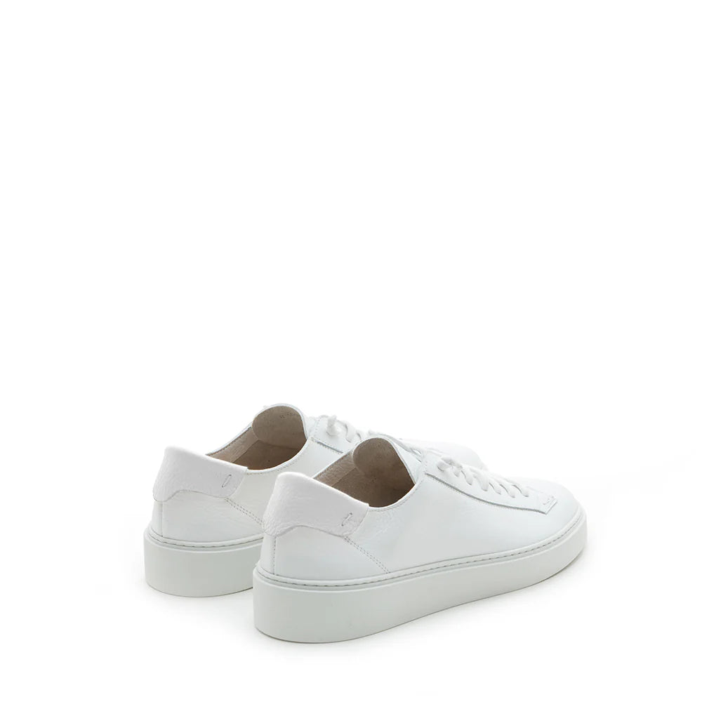 FABIANO RICCI Leather Sneaker | White