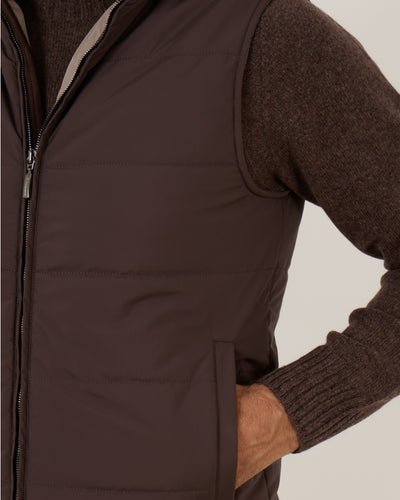 DORIANI Nylon Hooded Vest