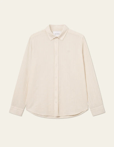 LES DEUX Konrad Striped Oxford Shirt