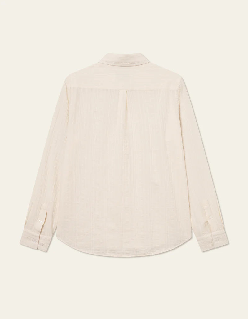 LES DEUX Konrad Striped Oxford Shirt
