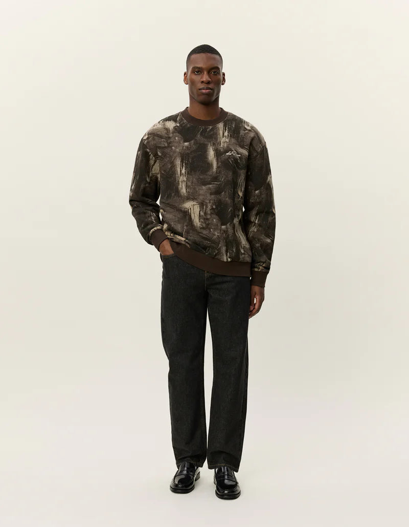 LES DEUX Dash AOP Sweatshirt