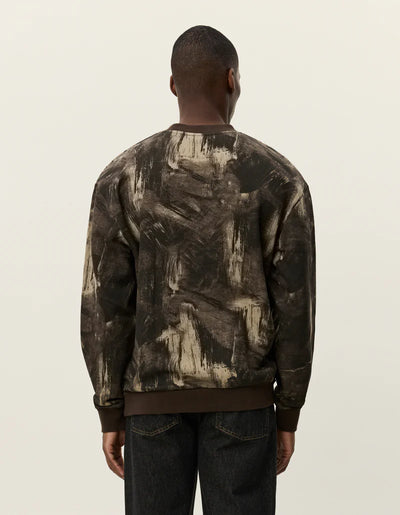 LES DEUX Dash AOP Sweatshirt