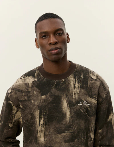 LES DEUX Dash AOP Sweatshirt