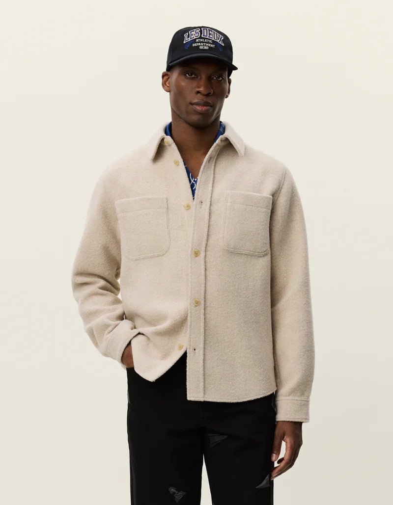 LES DEUX Lennon Boucle Overshirt