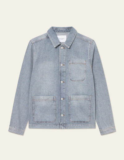 LES DEUX Layton Denim Overshirt