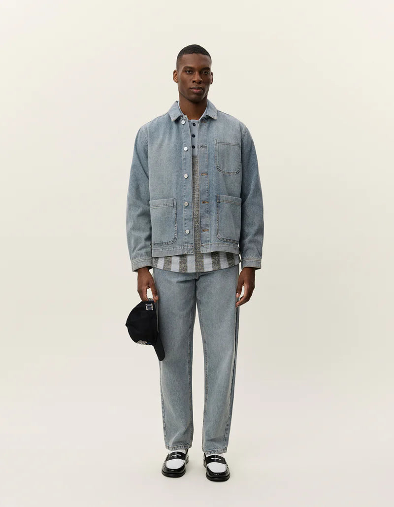 LES DEUX Layton Denim Overshirt