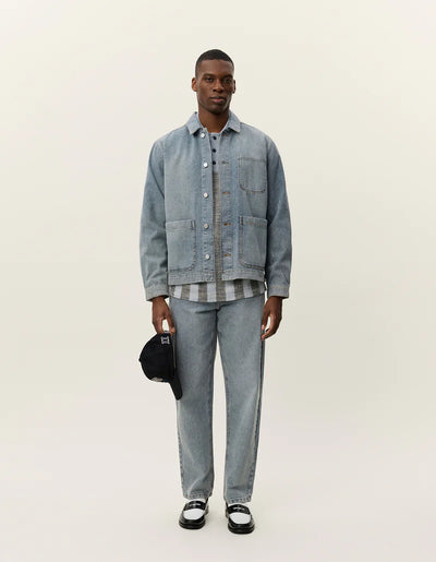 LES DEUX Layton Denim Overshirt