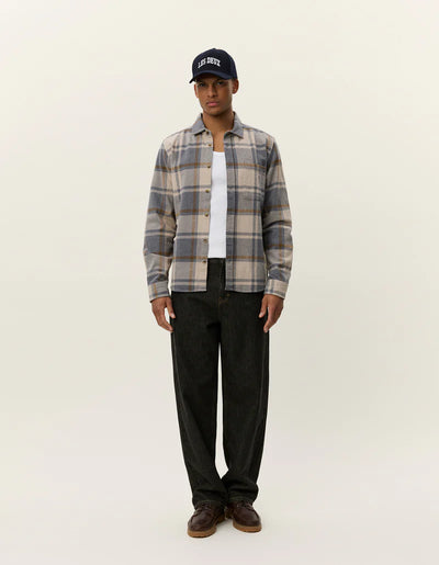 LES DEUX Jeremy Check Flannel Shirt