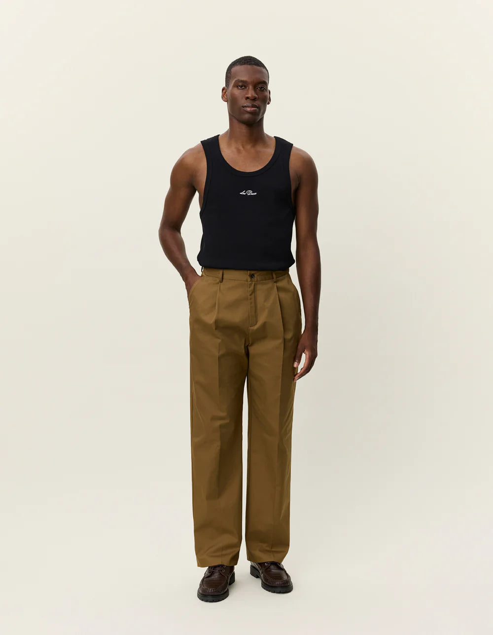LES DEUX Reece Pleated Heavy Pants