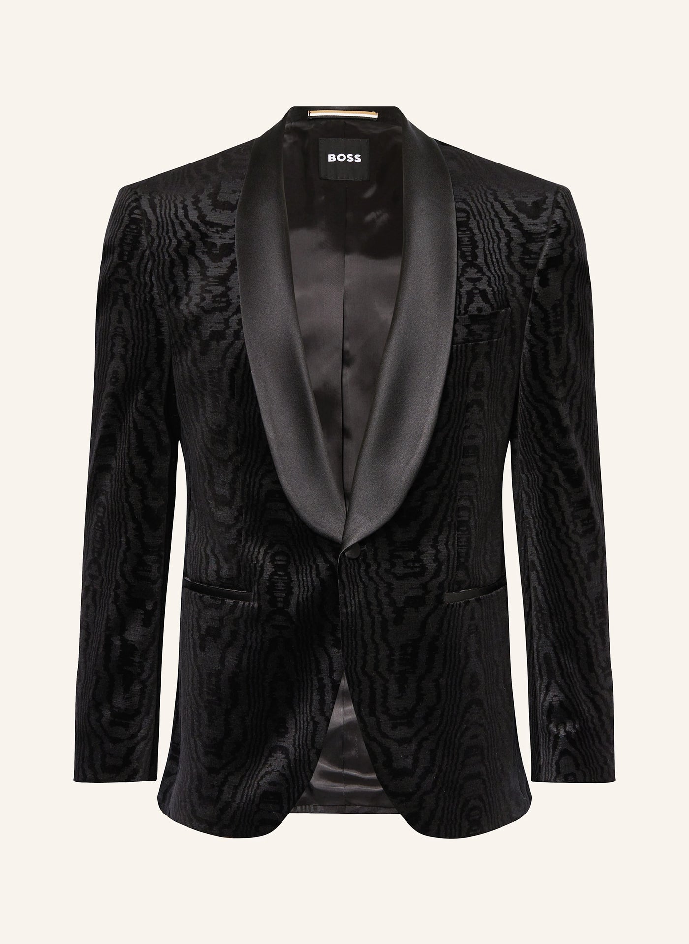 BOSS Slim Fit Patterned Tuxedo Jacket