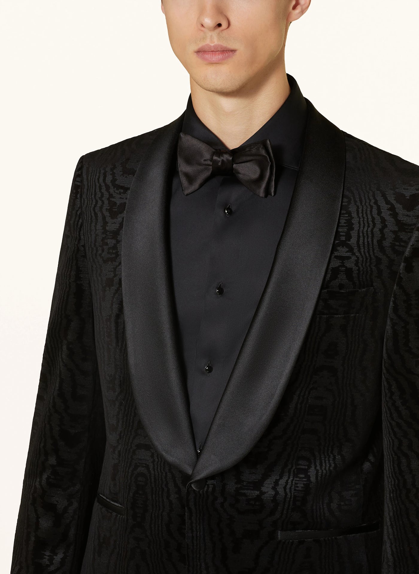 BOSS Slim Fit Patterned Tuxedo Jacket