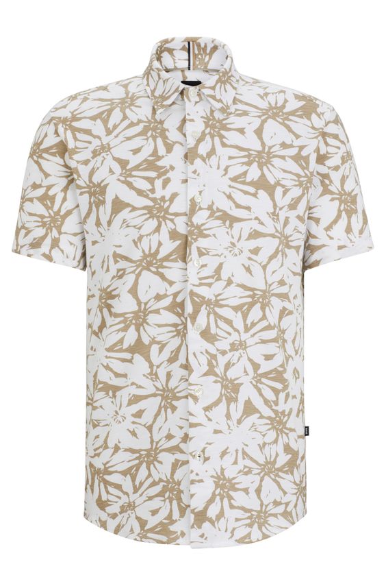 BOSS Short Sleeve Casual Shirt | Floral