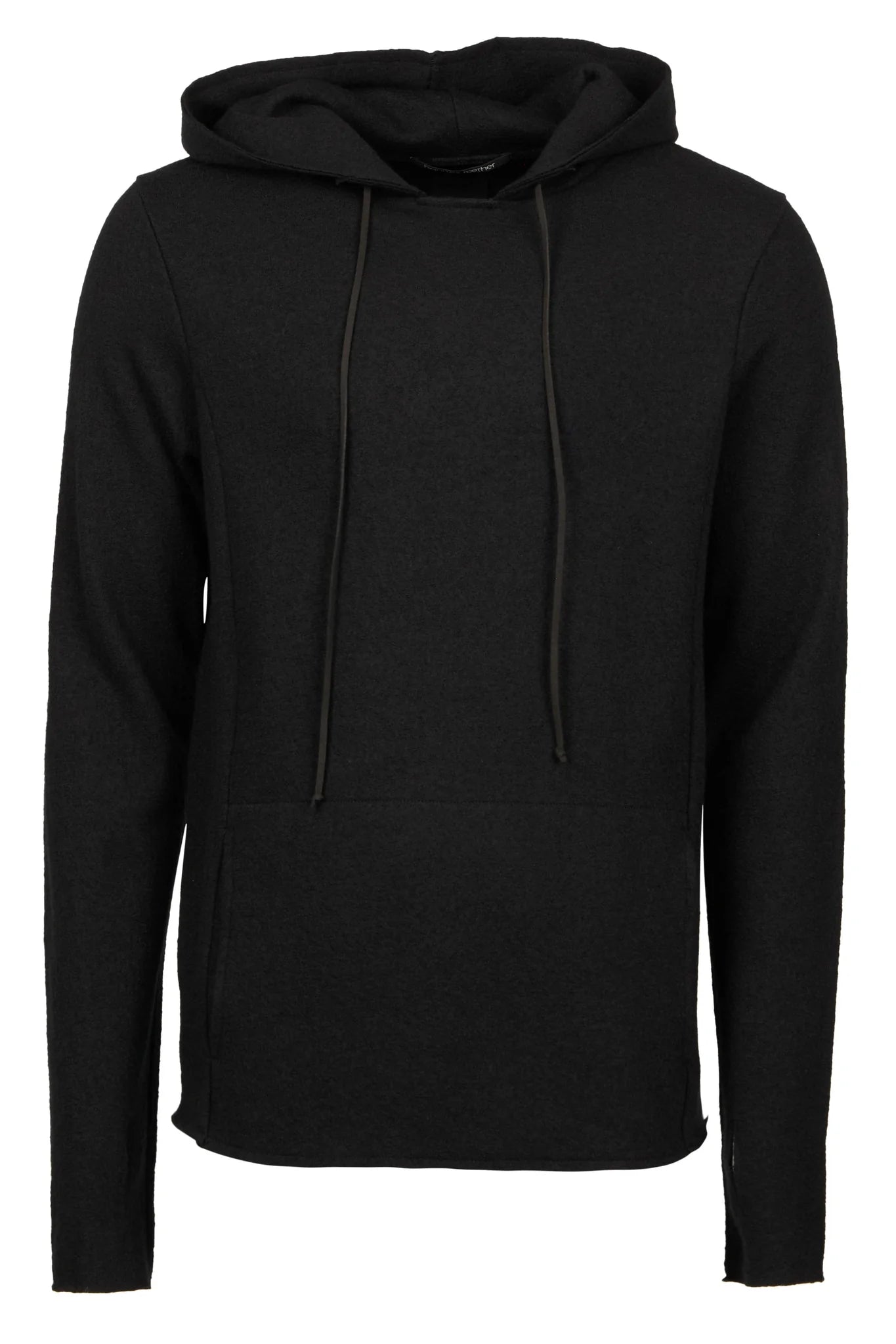 HANNES ROETHER Boiled Wool Hoodie