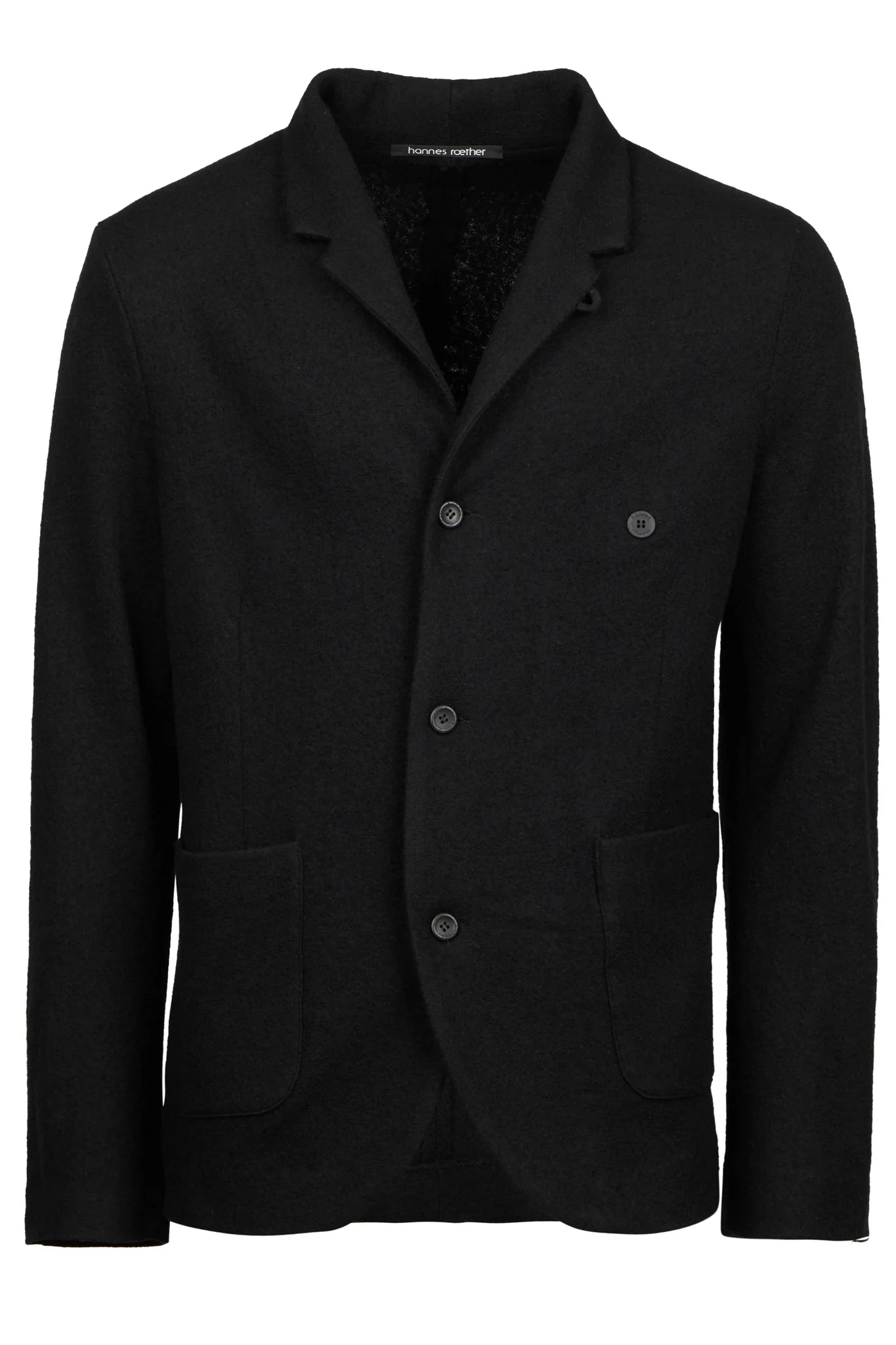 HANNES ROETHER Boiled Wool Blazer