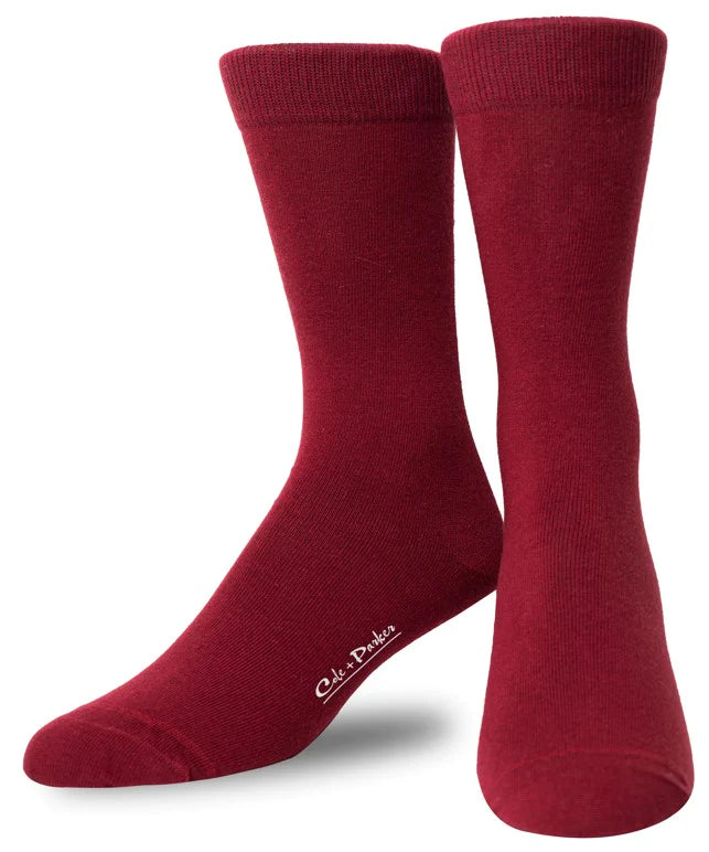 Cole and Parker Socks | Red