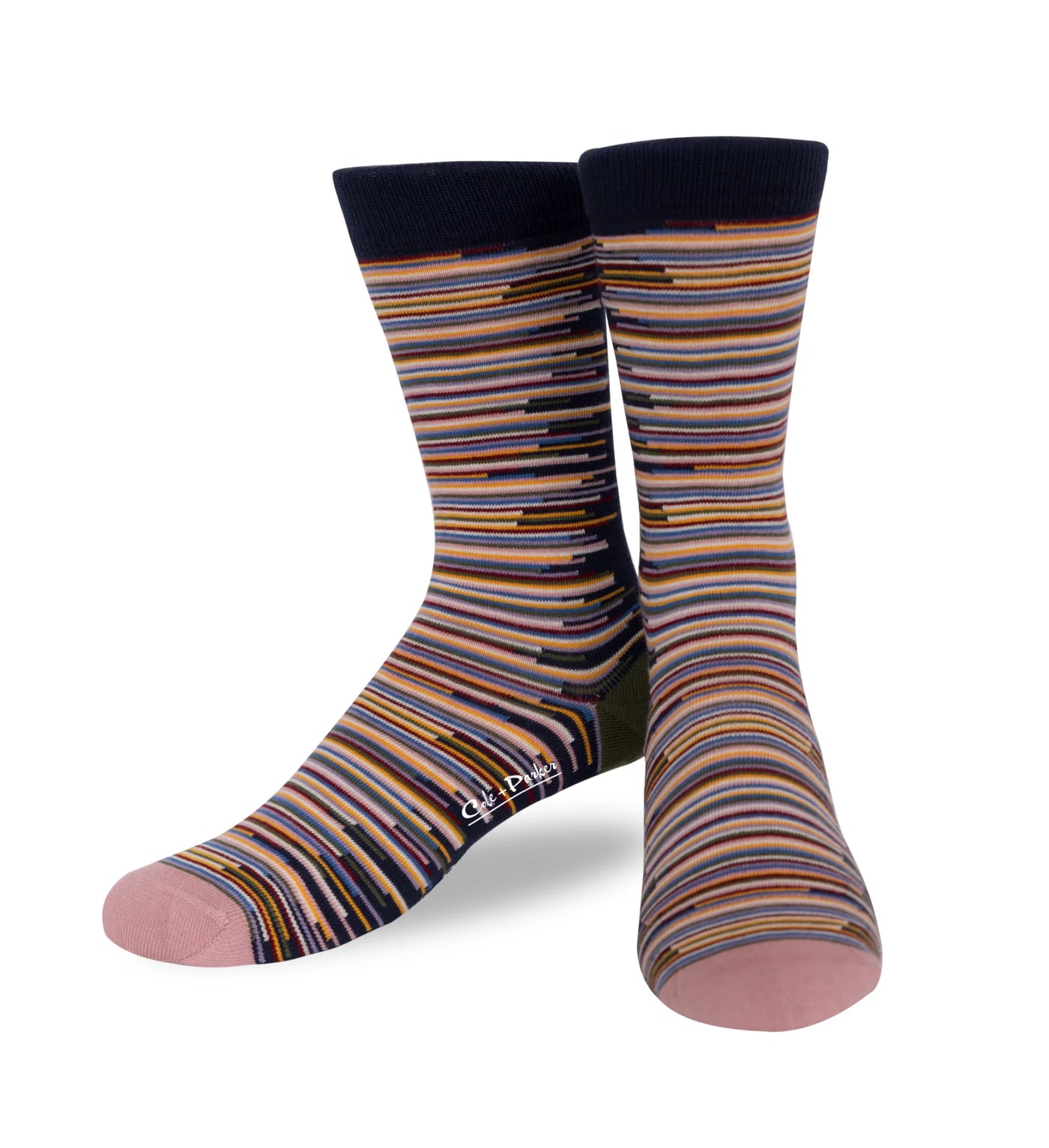 Cole and Parker Socks | Stripe Pattern