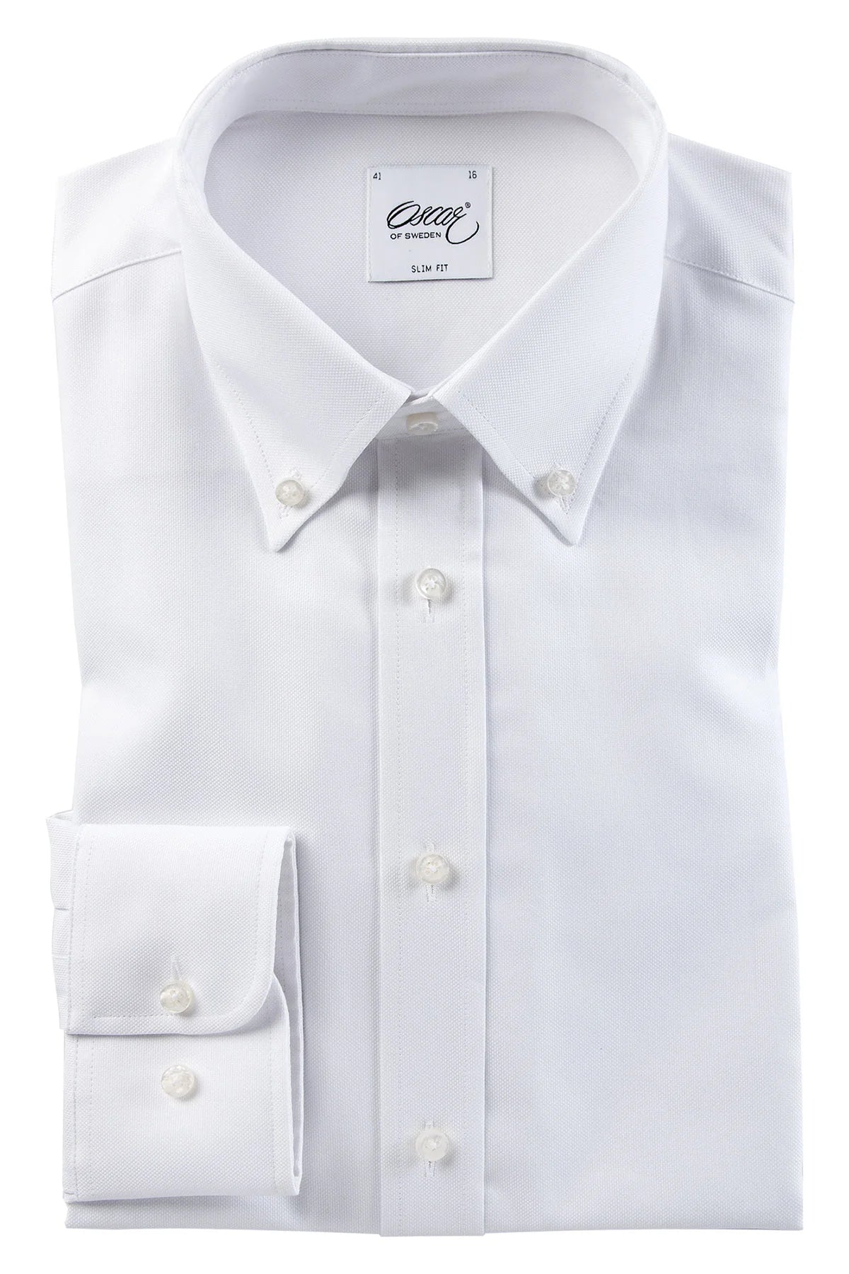 OSCAR OF SWEDEN Button Down Shirt | White