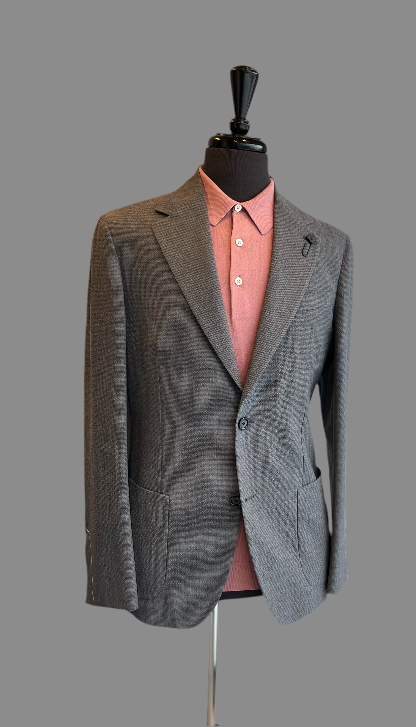 Lardini Wool Seersucker Suit