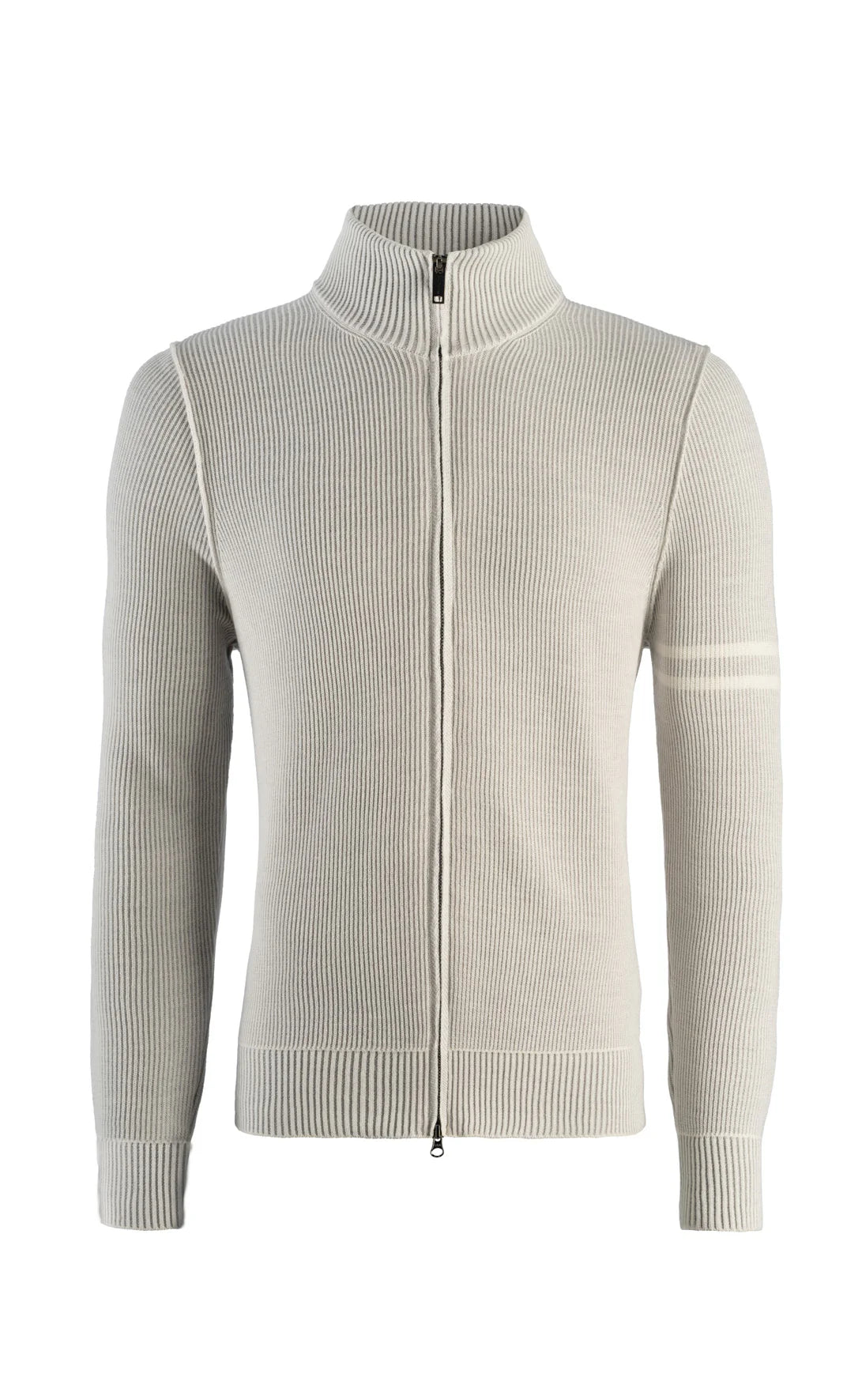 PHIL PETTER Two Tone Zipper Sweater