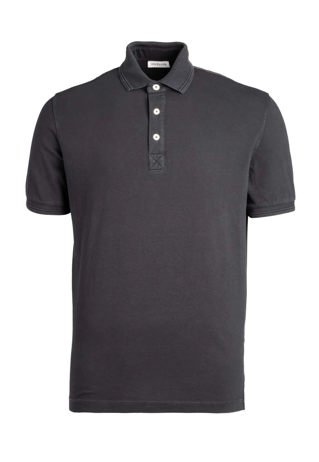 PHIL PETTER Washed Cotton Pique Polo