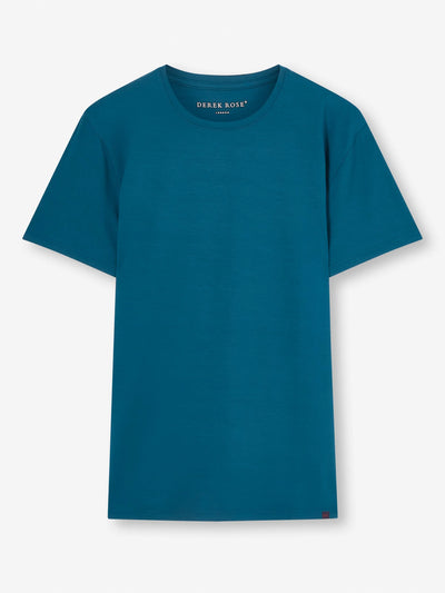 DEREK ROSE Basel T-Shirt | Poseidon Blue