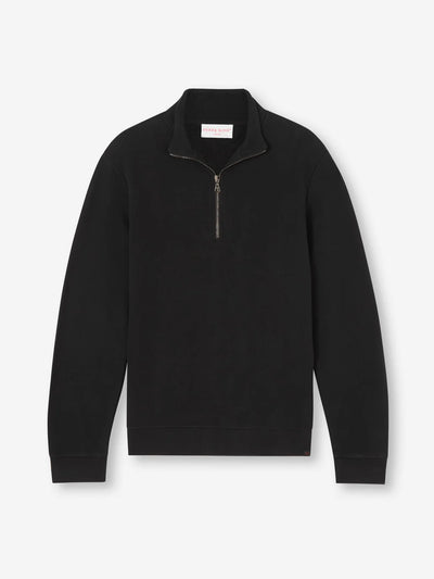 DEREK ROSE Half Zip Pullover Sweatshirt