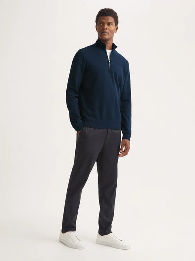 DEREK ROSE Half Zip Pullover Sweatshirt