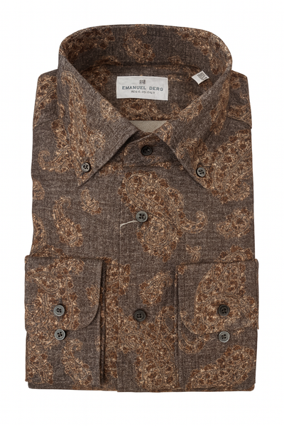 EMANUEL BERG Luxe Flannel Paisley