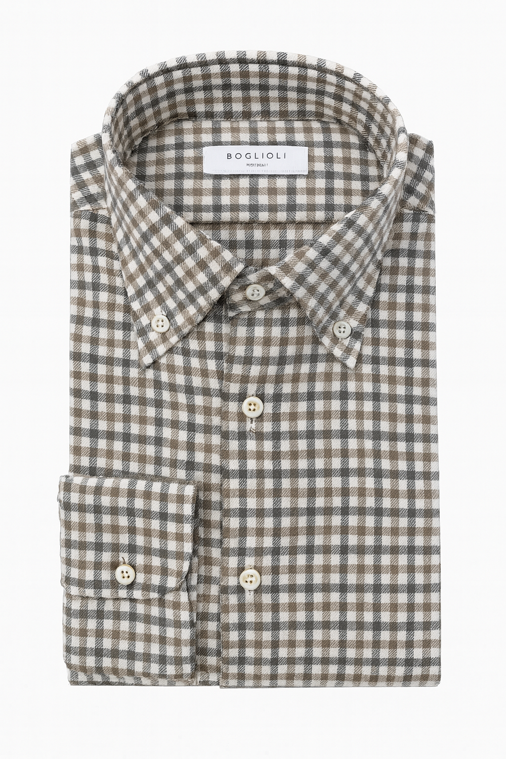 BOGLIOLI Milano Plaid Flannel Shirt