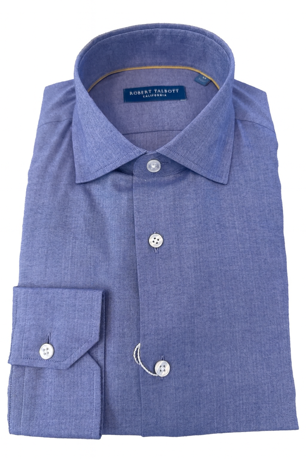 ROBERT TALBOTT Brushed Herringbone Shirt