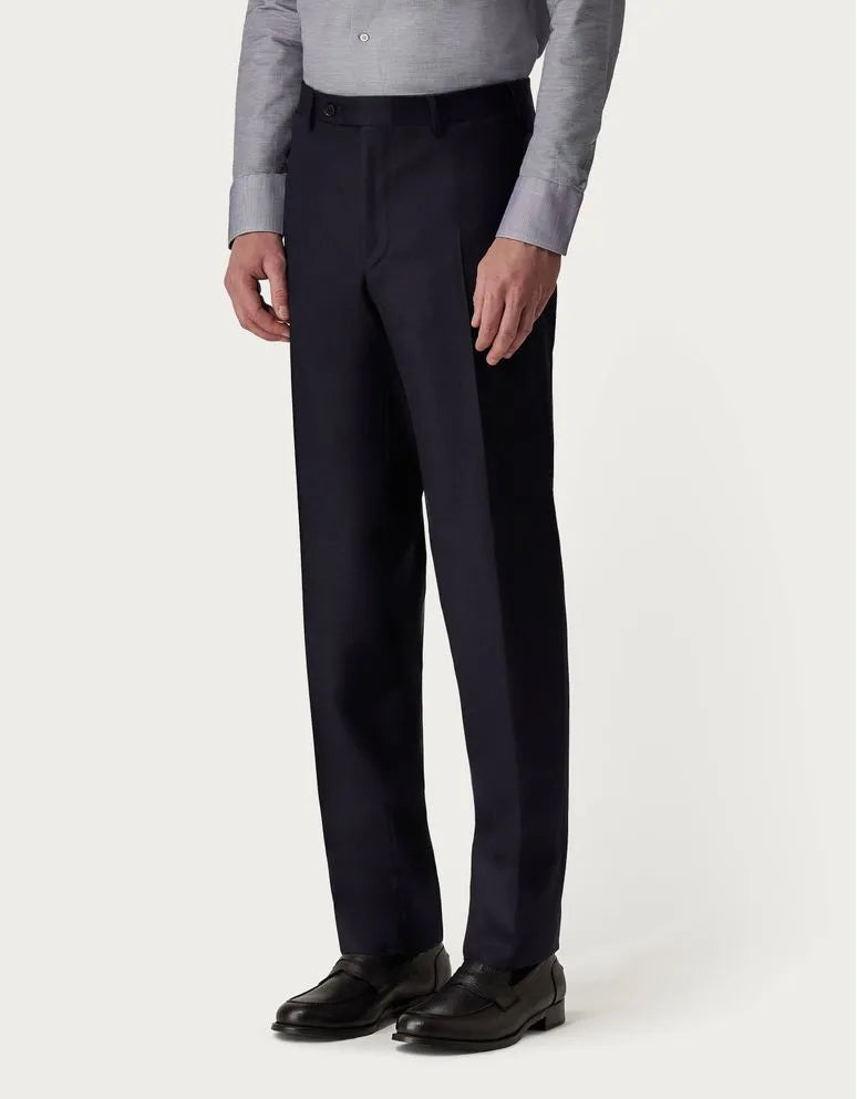 CANALI Wool Flannel Trouser | Blue