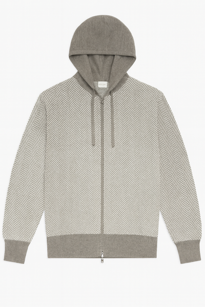 SETTEFILI Cashmere Full Zip Hoodie