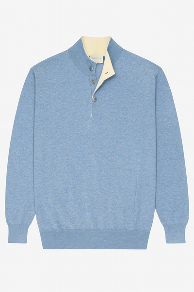 SETTEFILI Stand Up Collar Sweater