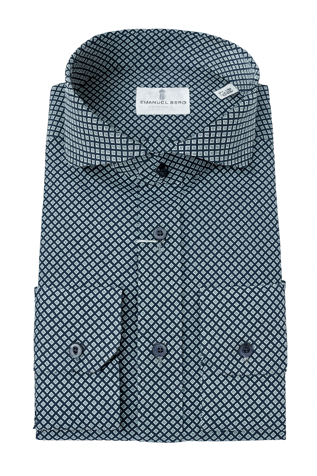 EMANUEL BERG Printed Poplin Shirt