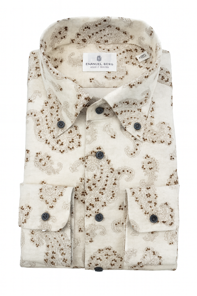 EMANUEL BERG Luxe Flannel Paisley