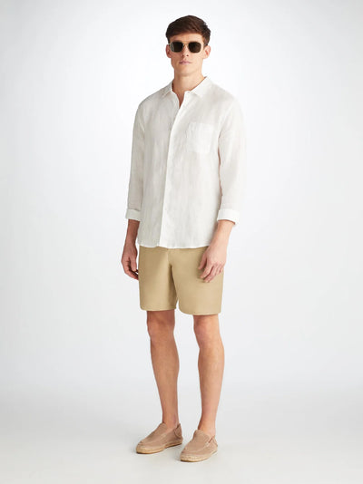 DEREK ROSE Sydney Linen Short