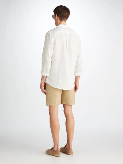 DEREK ROSE Sydney Linen Short