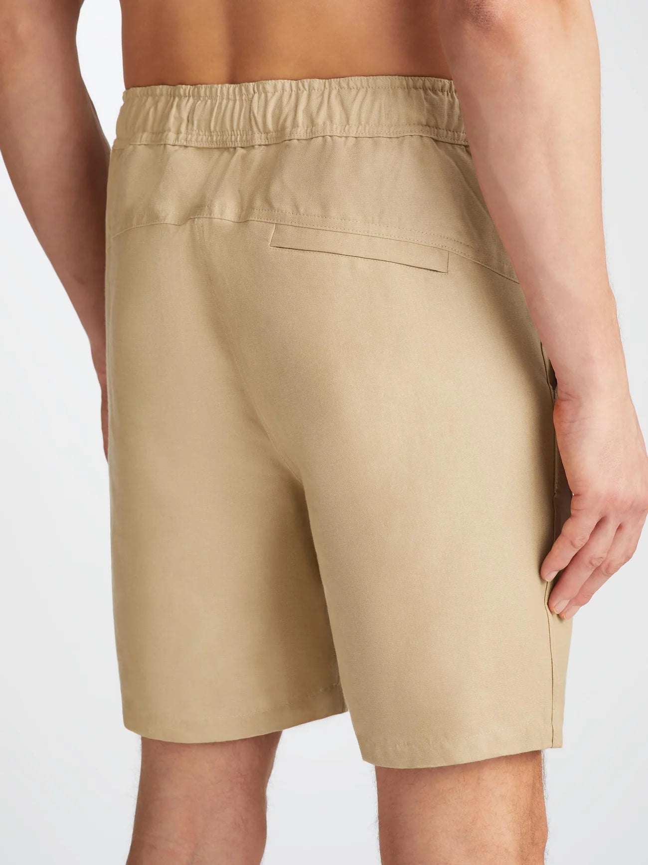 DEREK ROSE Sydney Linen Short