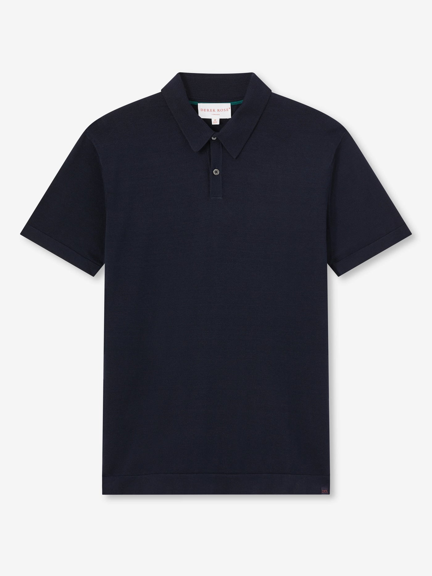 DEREK ROSE Jacob Sea Island Cotton Polo | Navy