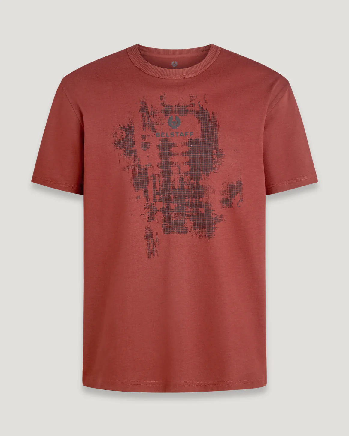 BELSTAFF Stamp Graphic T-Shirt | Lava Red