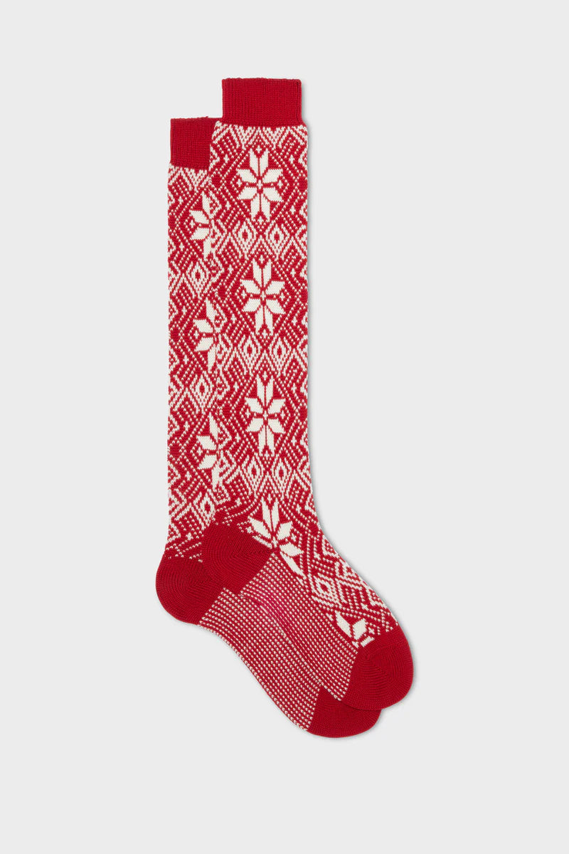 BRESCIANI Christmas Sock | Red White