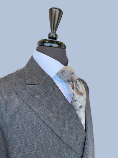 BOGLIOLI Milano Double Breasted Suit | Grey Plum