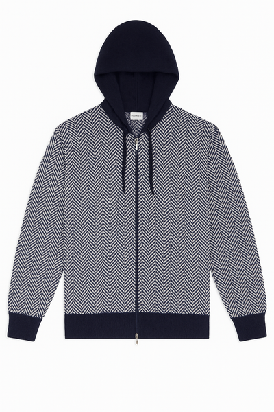 SETTEFILI Cashmere Full Zip Hoodie