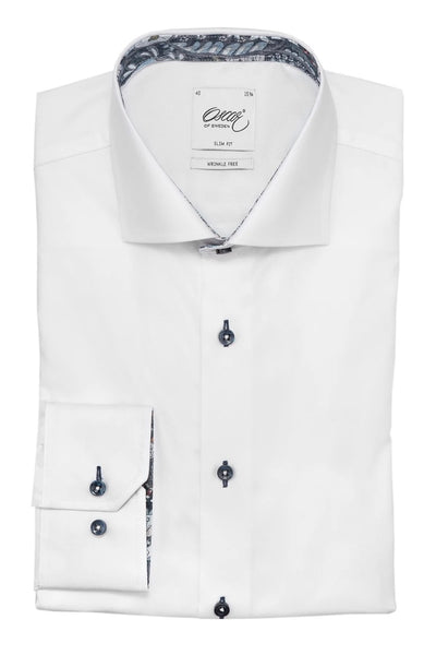 OSCAR OF SWEDEN Casual Dress Shirt | White
