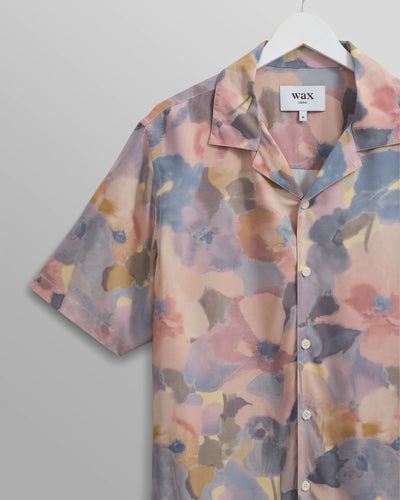 WAX London Didcot Shirt | Botanic Blue Pink