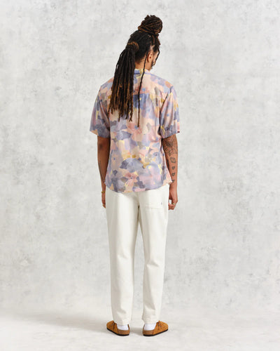 WAX London Didcot Shirt | Botanic Blue Pink