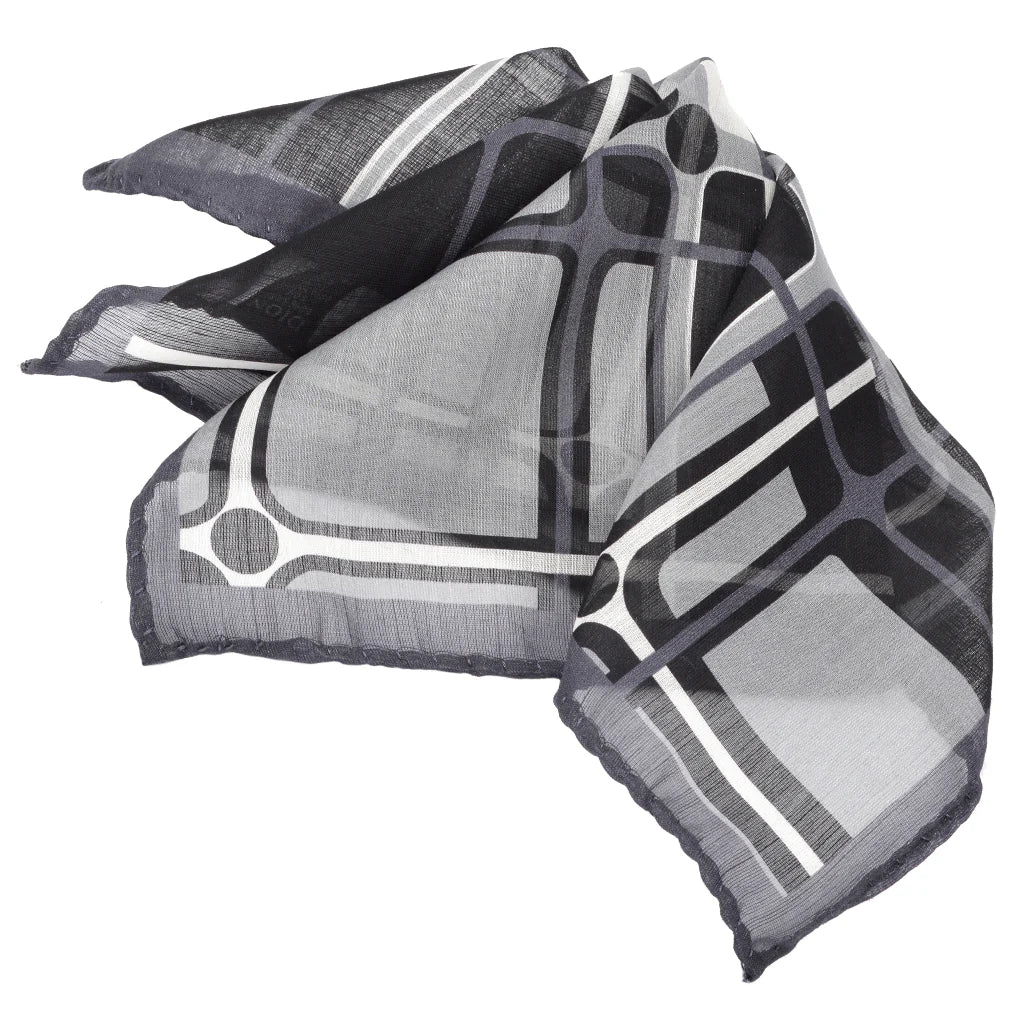DION Silk Wool Voile Pocket Square – Burrows Clothiers