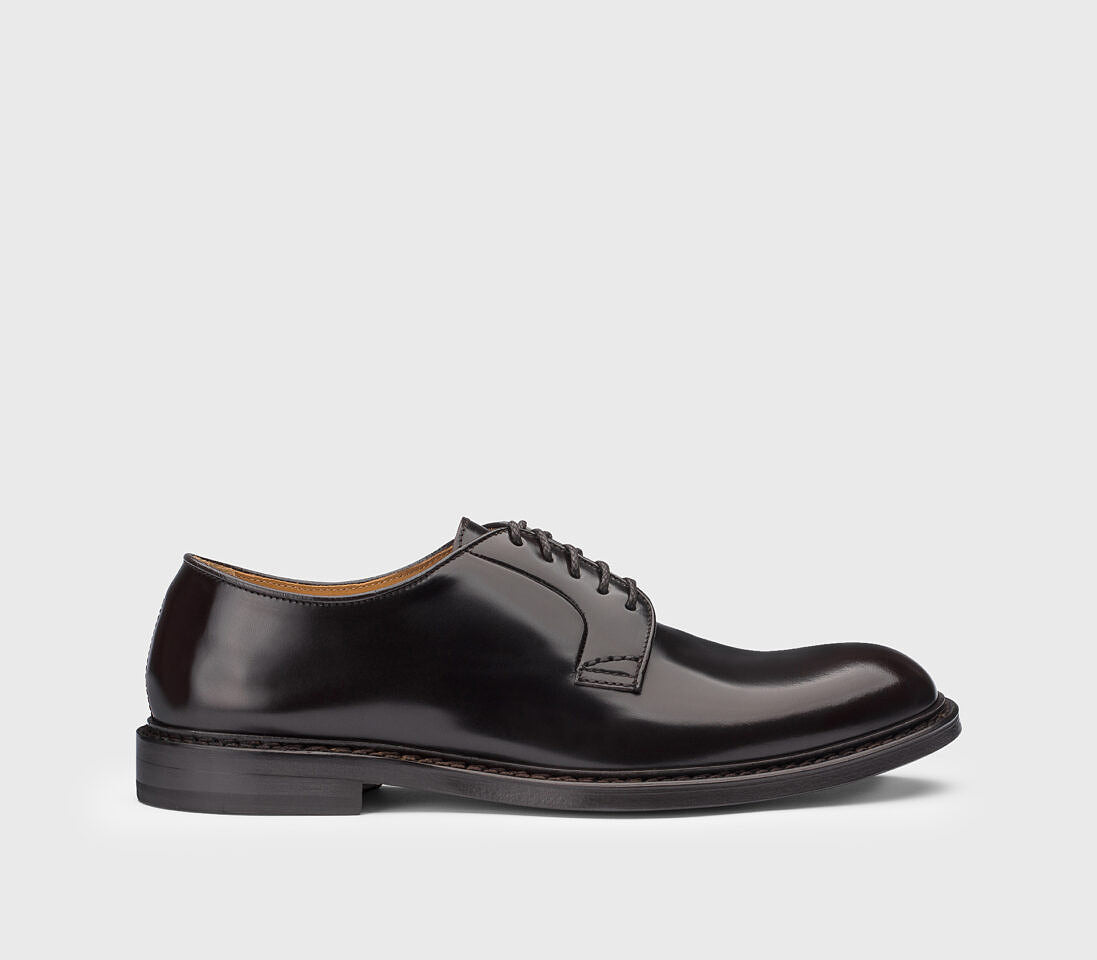 DOUCAL'S Leather Lace Up | Dark Brown