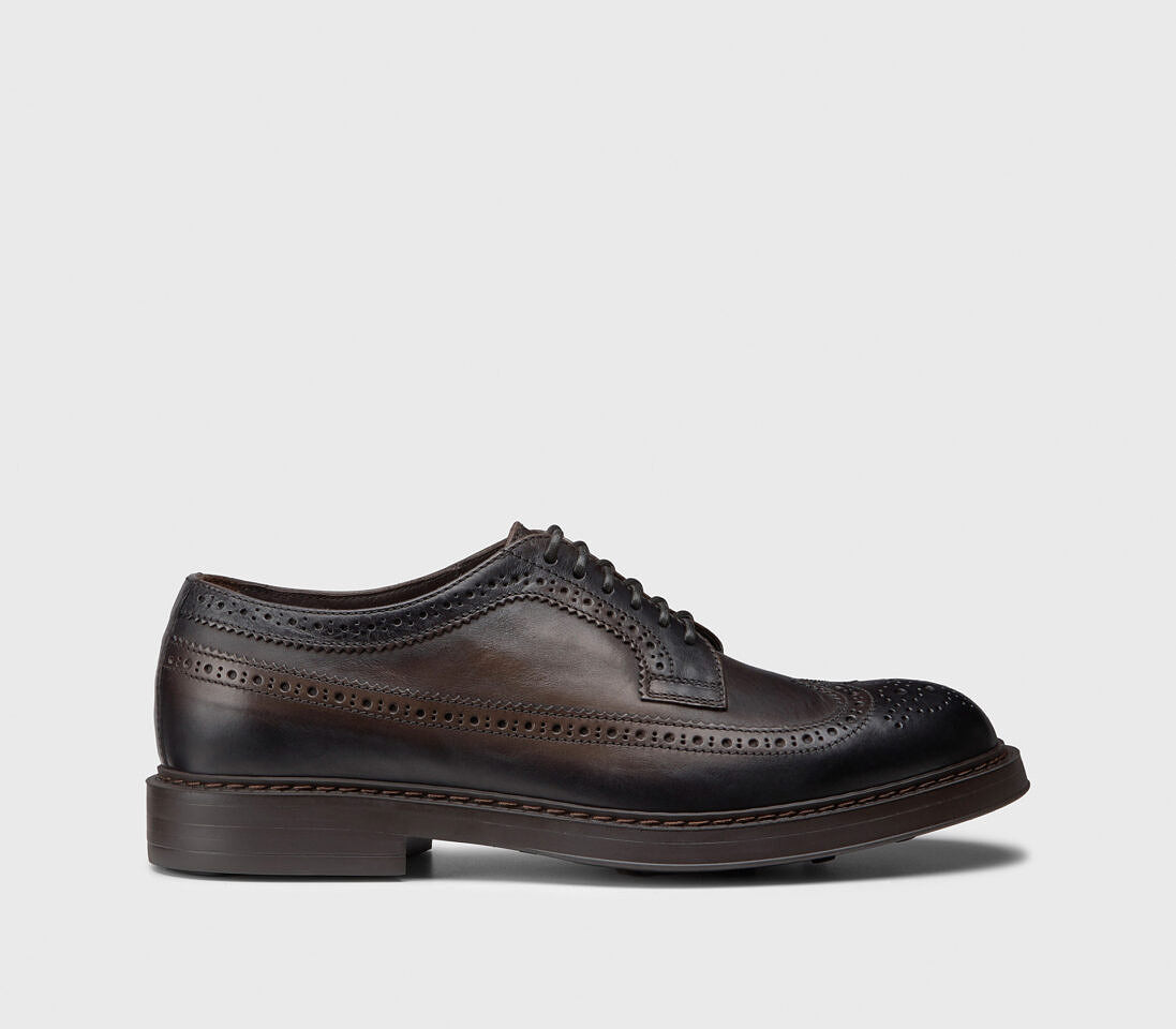 DOUCAL'S Dovetail Lace-Up | Dark Brown